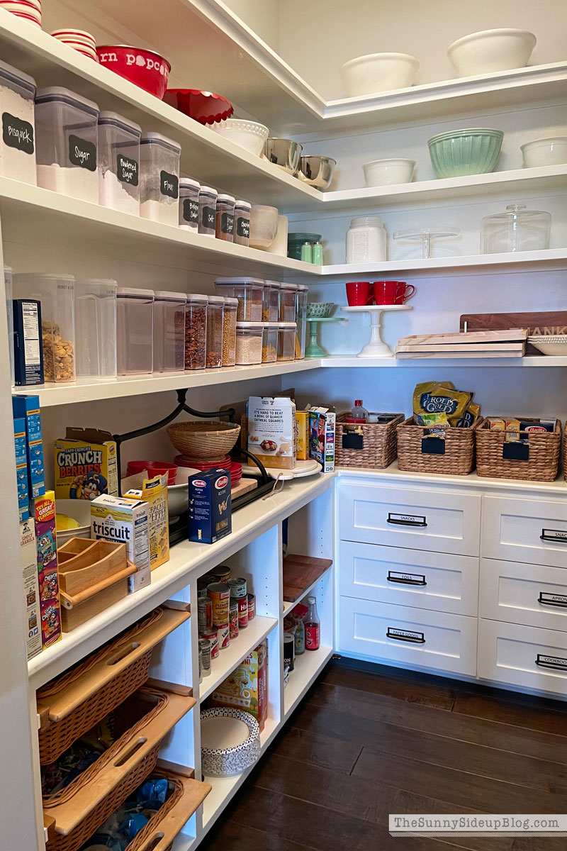 Pantry Organization Summer Re-fresh (Sunny Side Up)