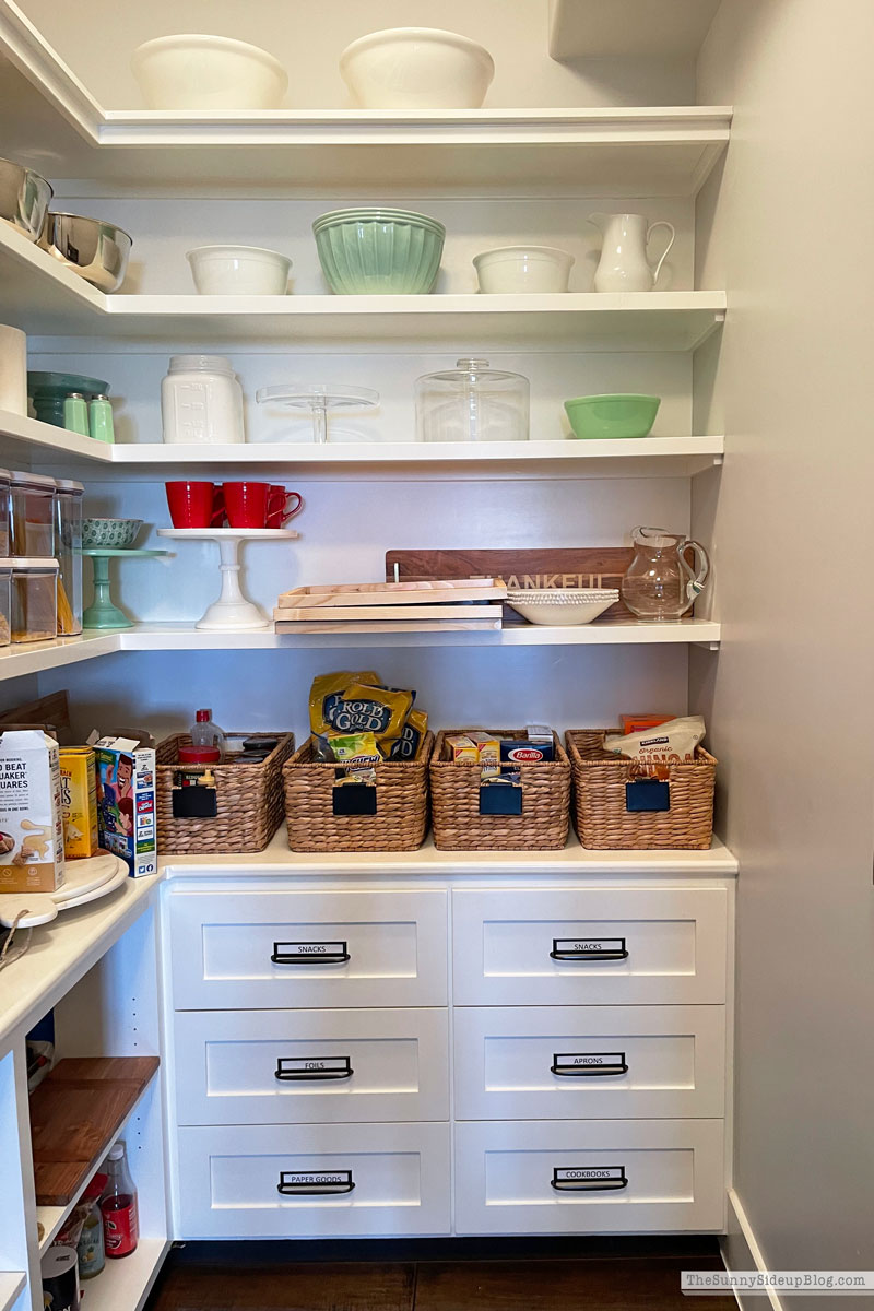 Pantry Organization Summer Re-fresh (Sunny Side Up)