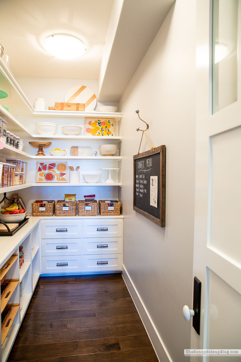 Pantry Organization Summer Re-fresh (Sunny Side Up)