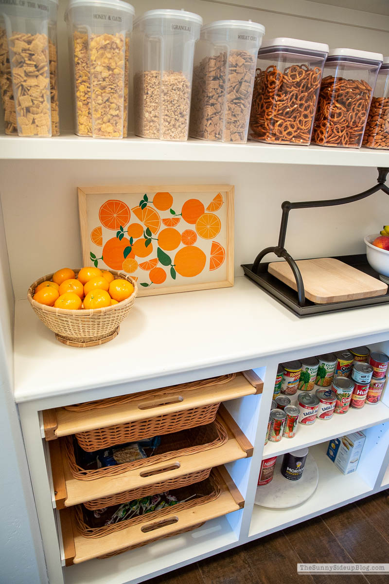 Pantry Organization Summer Re-fresh (Sunny Side Up)