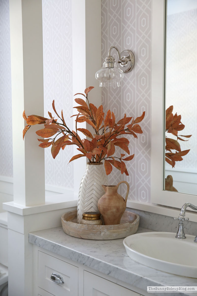 Fall powder bathroom (Sunny Side Up)