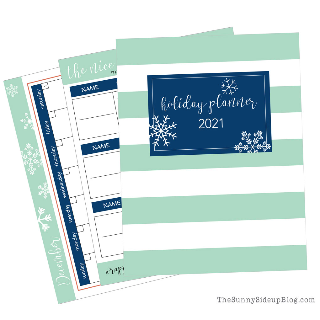 2021 Holiday Planner (Sunny Side Up)