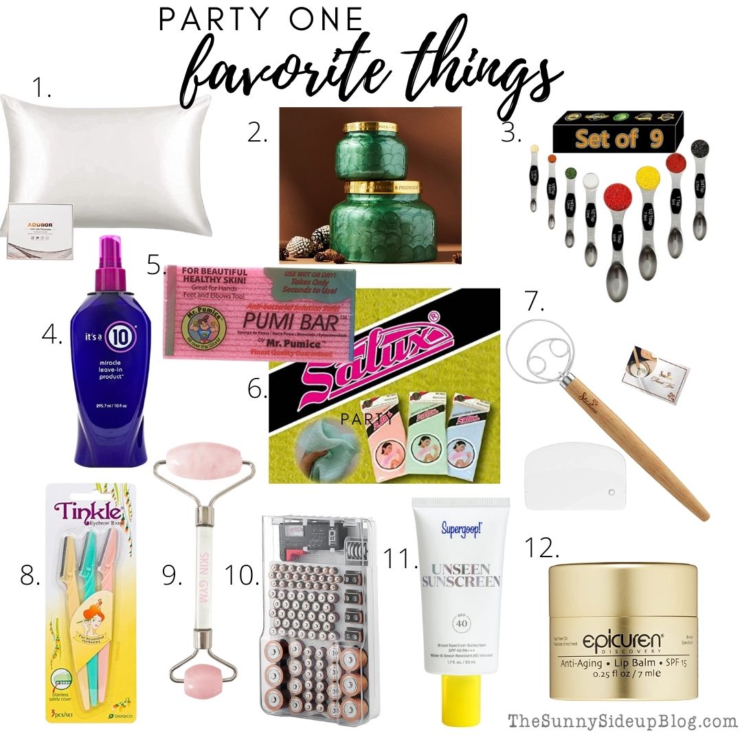 Favorite things party gift ideas - graciously saved