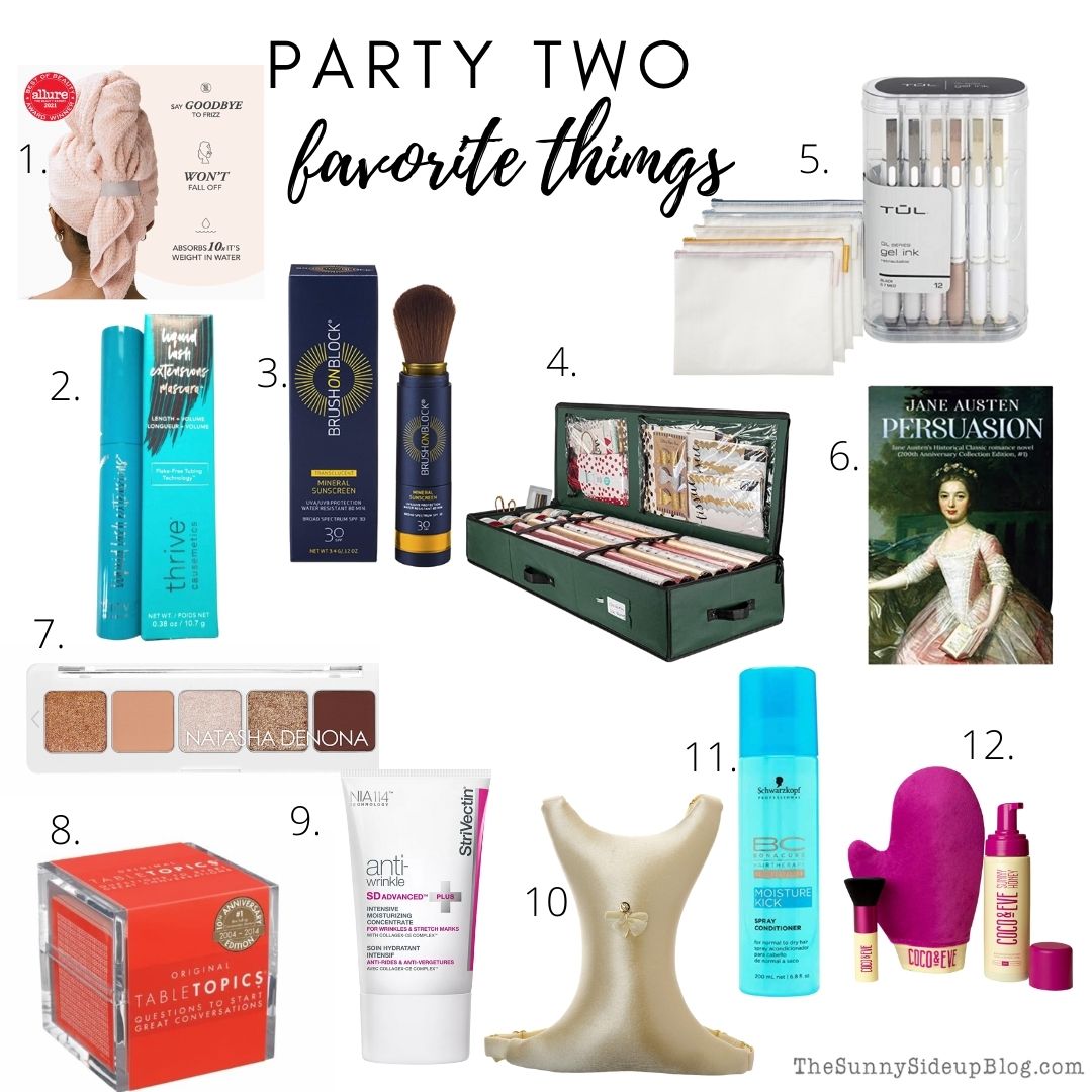 2020 FAVORITE THINGS PARTY, GIFT IDEAS