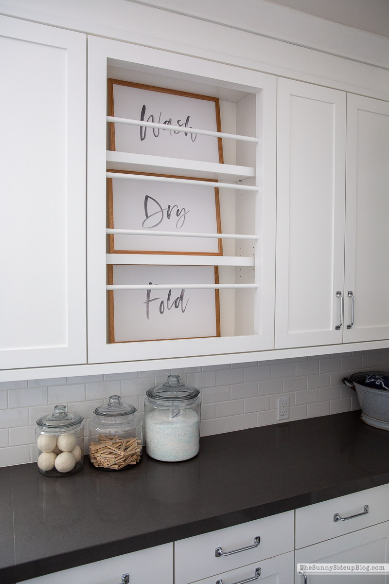 How to Organize Your Laundry Room Cabinets from 30daysblog