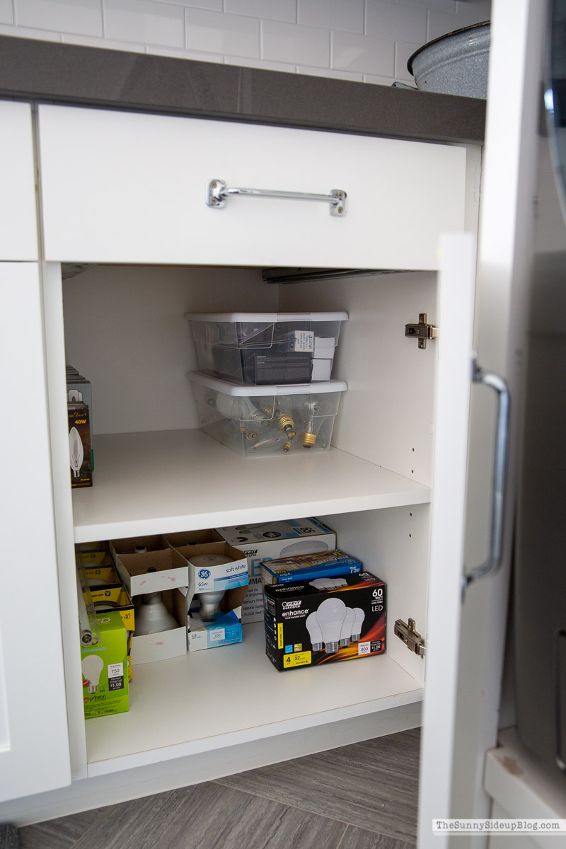 Laundry Room Storage Upgrade Part Two: Organization Tour - Organized-ish