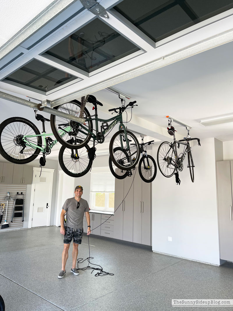 Hanging Bike Garage Organization The