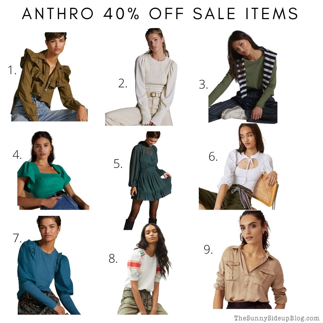 Anthro Sale (thesunnysideupblog.com)