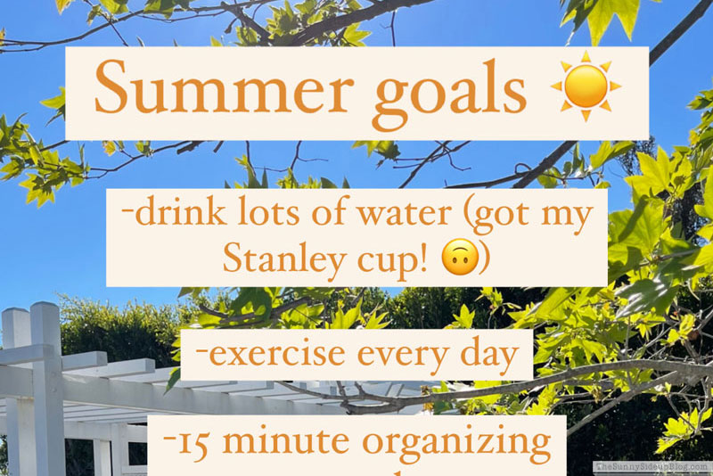 Summer Goals/Father’s Day/Favorites