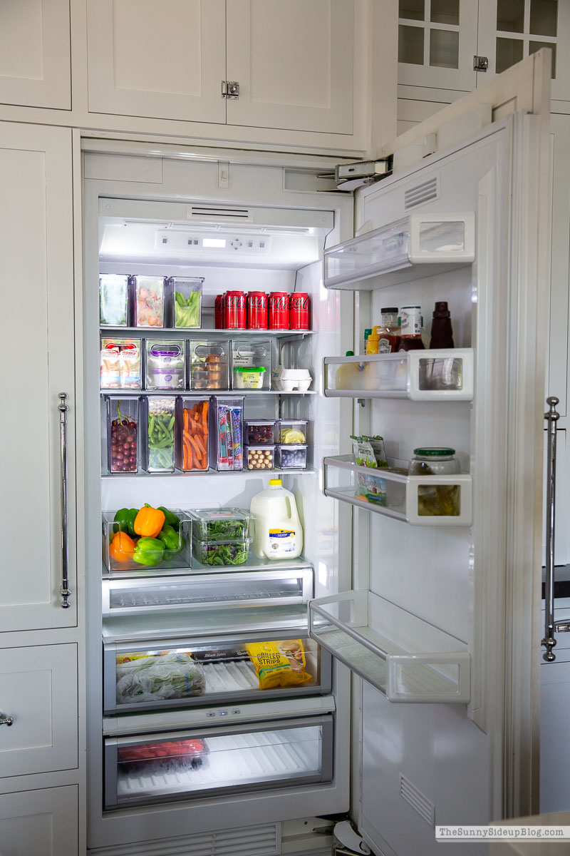 Organized Fridge - The Sunny Side Up Blog