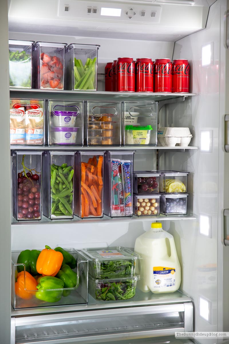 Organized Fridge (Sunny Side Up)