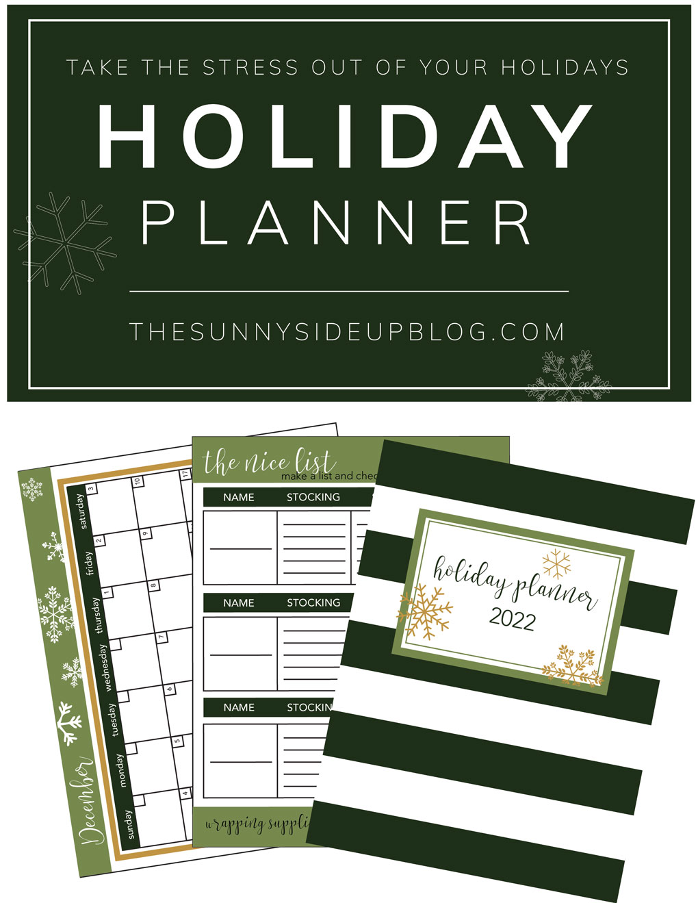Holiday Planner (Sunny Side Up)