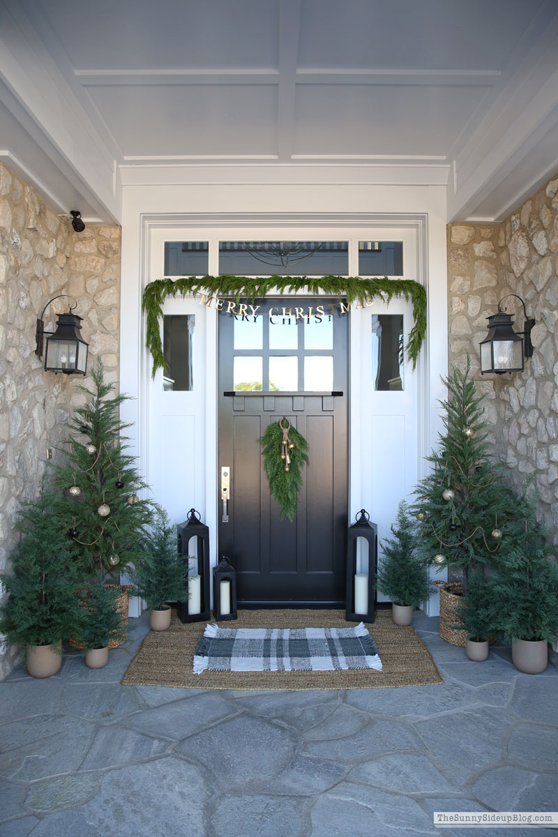 Green Christmas Porch (Sunny Side Up)