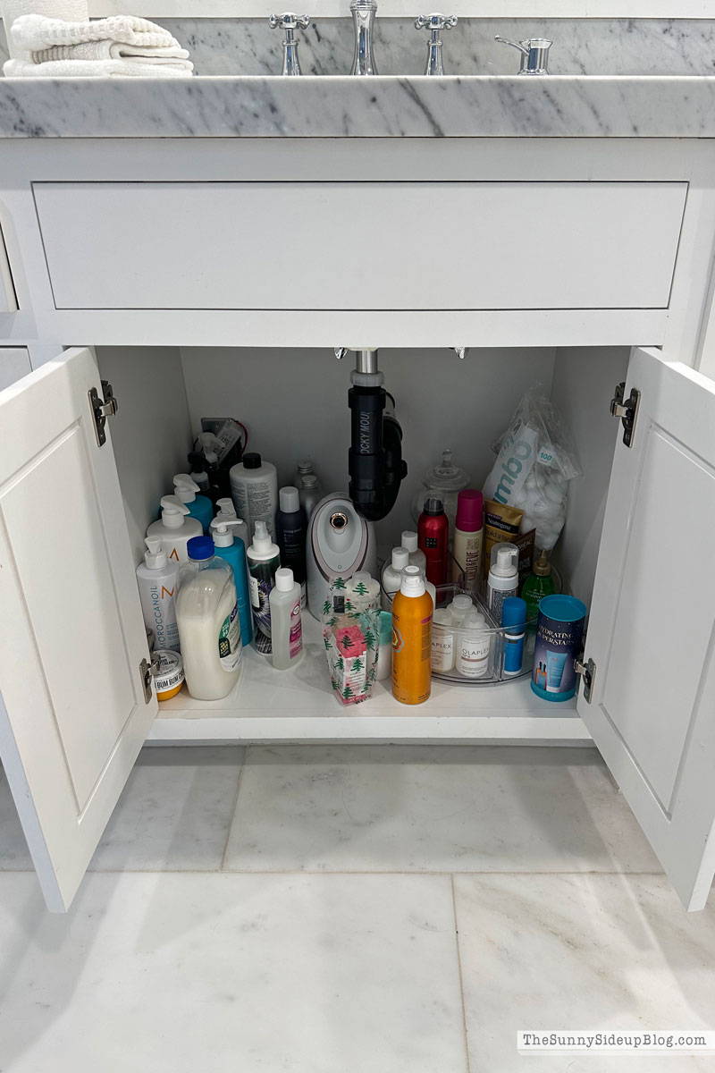 Organized Bathroom Drawers - The Sunny Side Up Blog