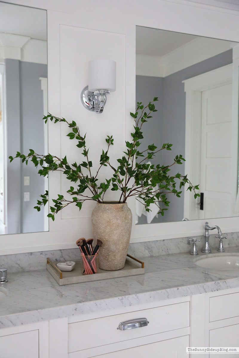 Master Bathroom Shelves/Tub - The Sunny Side Up Blog