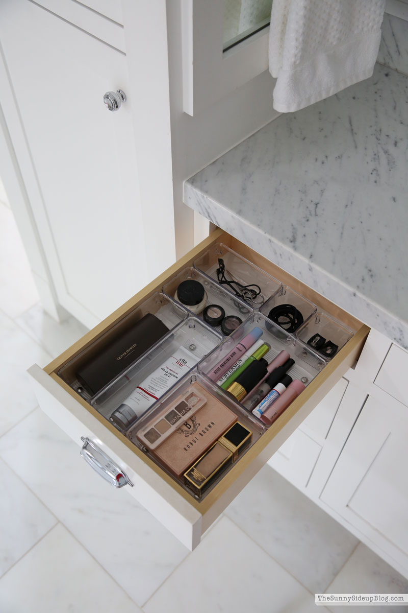 Organized Bathroom Drawers (Sunny Side Up)