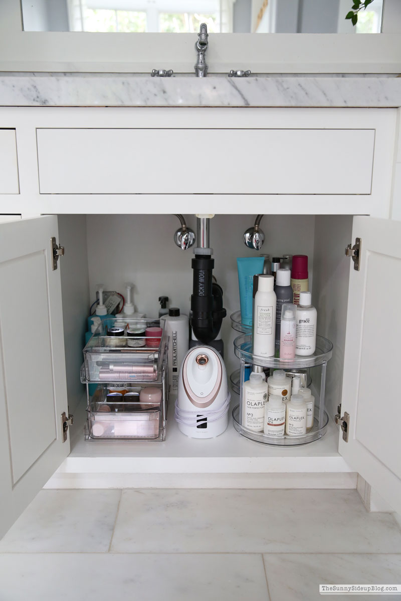 Organized Bathroom Drawers - The Sunny Side Up Blog