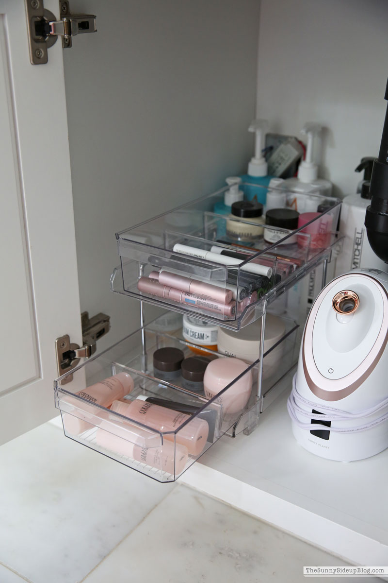 Organized Bathroom Drawers - The Sunny Side Up Blog