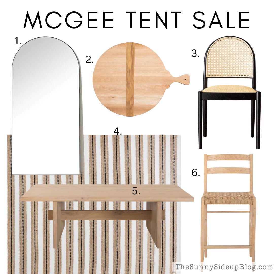 McGee tent sale (thesunnysideup)