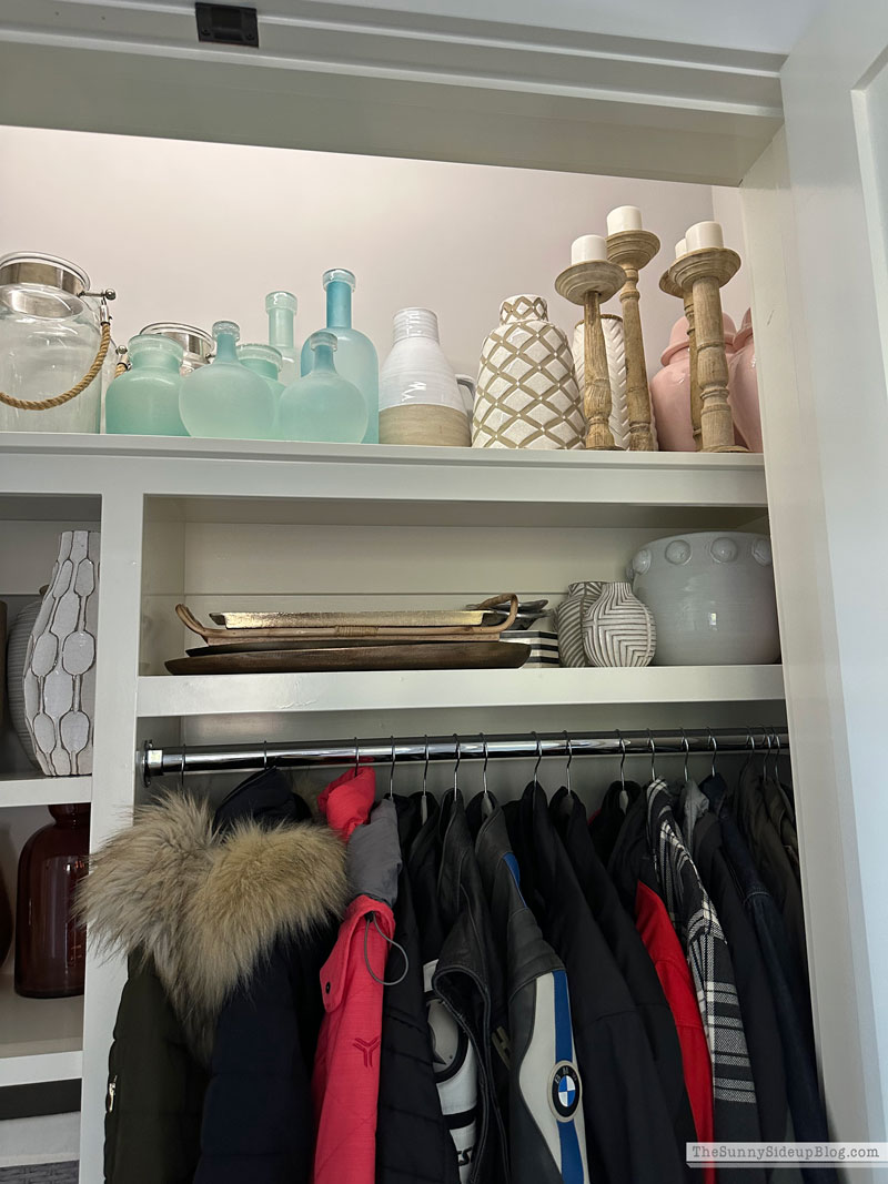 Organized Decor Closet & Buffet - The Sunny Side Up Blog