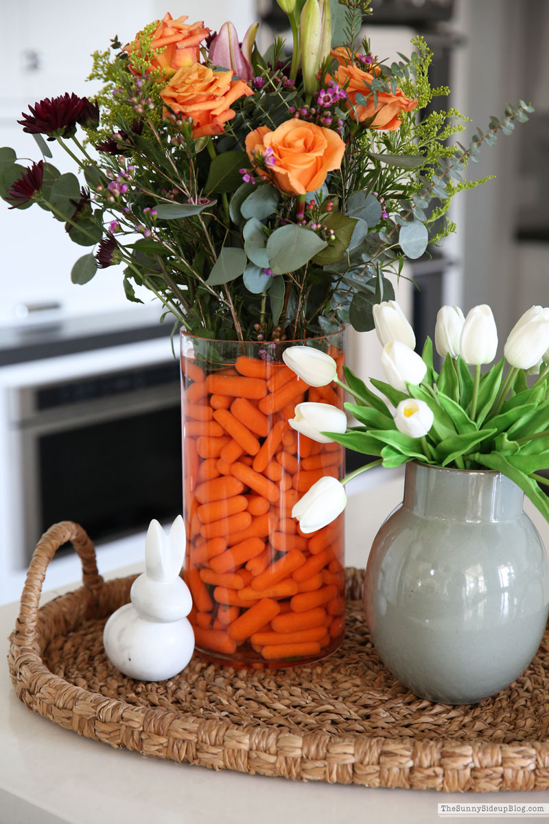 Carrot Vase/Easter Ideas (Sunny Side Up)