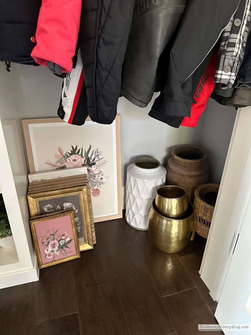 Organized Decor Closet & Buffet - The Sunny Side Up Blog