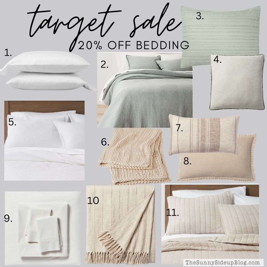 target bedding (the sunny side up blog)
