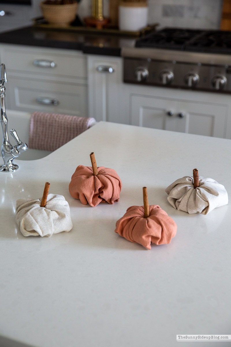 How to make a pumpkin napkin (Sunny Side Up)