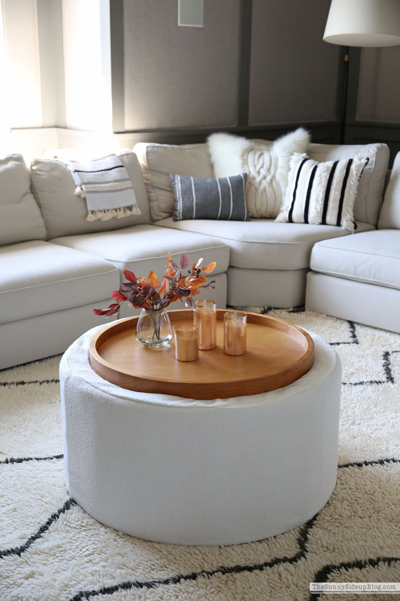 Cozy Theatre Room Tables (Sunny Side Up)