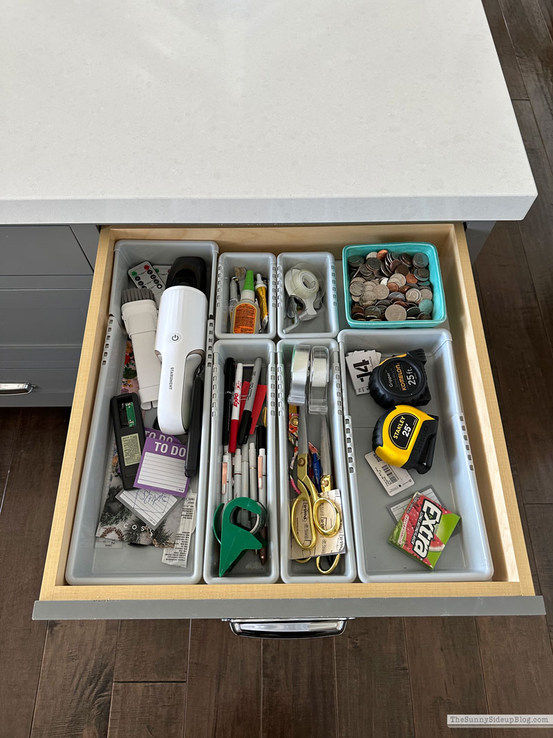 Organized Cooking Utensils & Junk Drawer (Sunny Side Up)