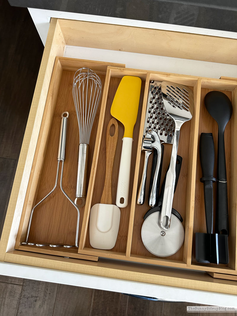 Organized Cooking Utensils & Junk Drawer (Sunny Side Up)