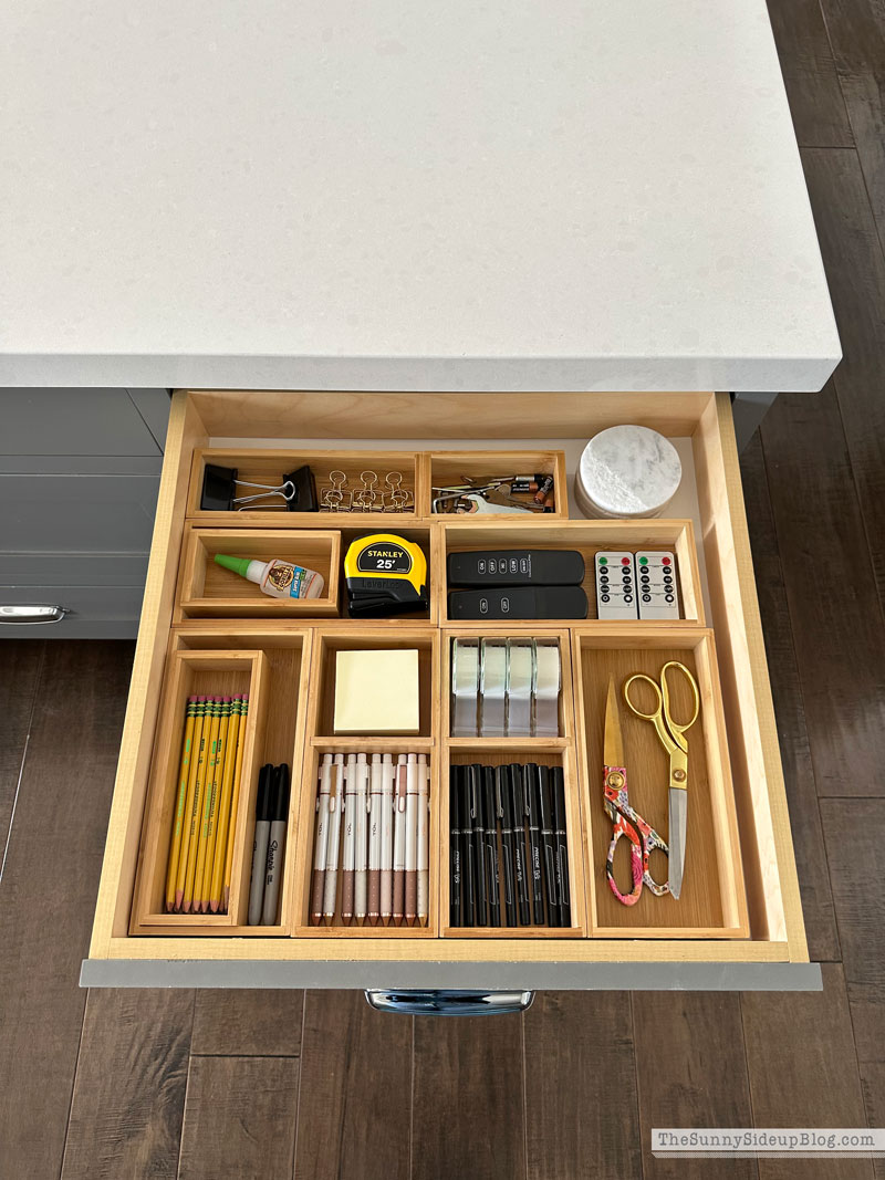 Organized Cooking Utensils & Junk Drawer (Sunny Side Up)