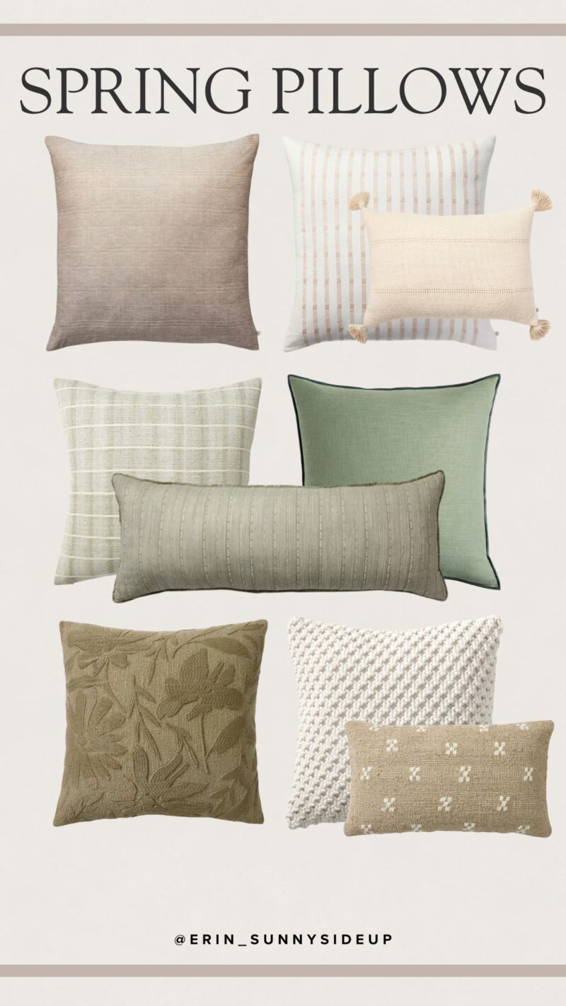 Spring Pillows (Sunny Side Up)