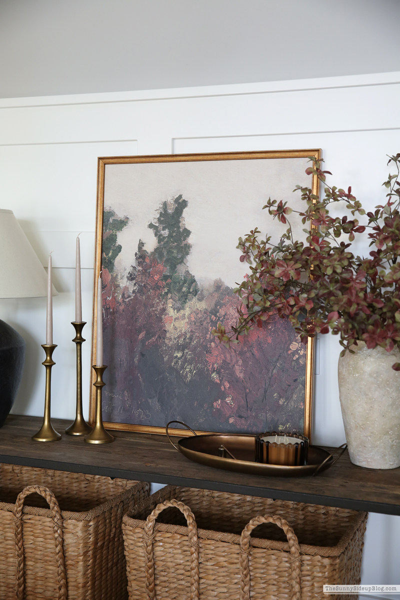 Fall Console Table (Sunny Side Up)