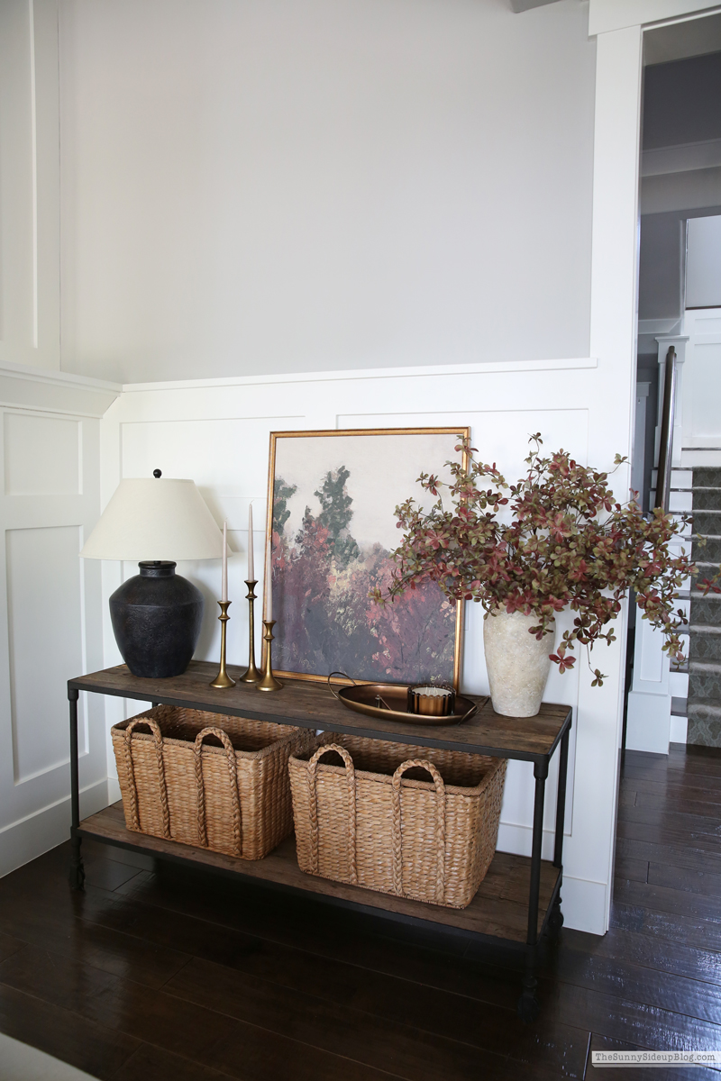 Fall Console Table (Sunny Side Up)