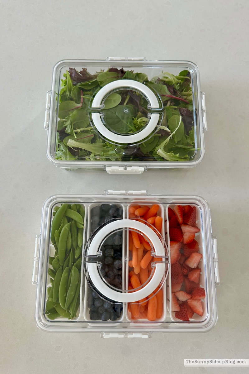 Fridge Organization and a recipe (Sunny Side Up)