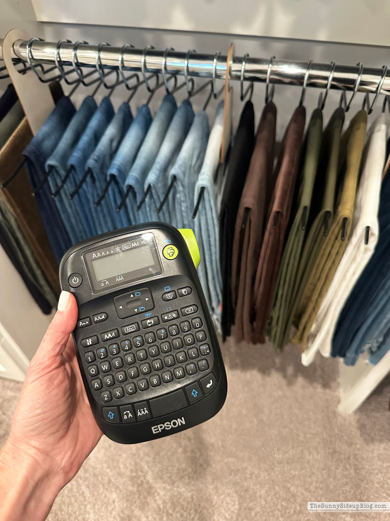 Organized Closet (Sunny Side Up)