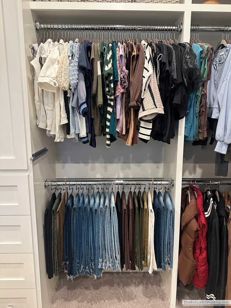 Organized Closet (Sunny Side Up)