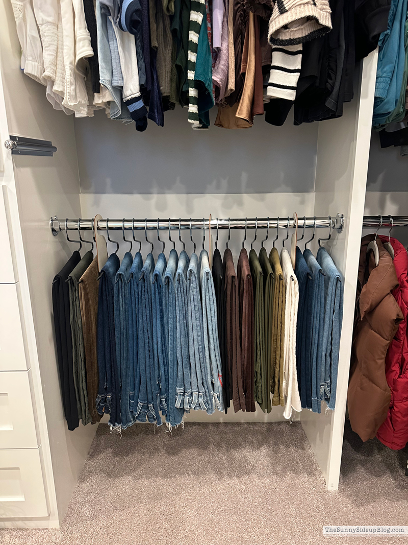 Organized Closet (Sunny Side Up)