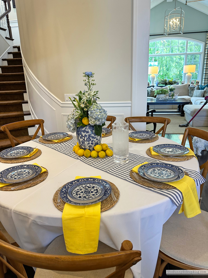 Blue and Yellow Wedding Shower with Lemons! (Sunny Side Up)