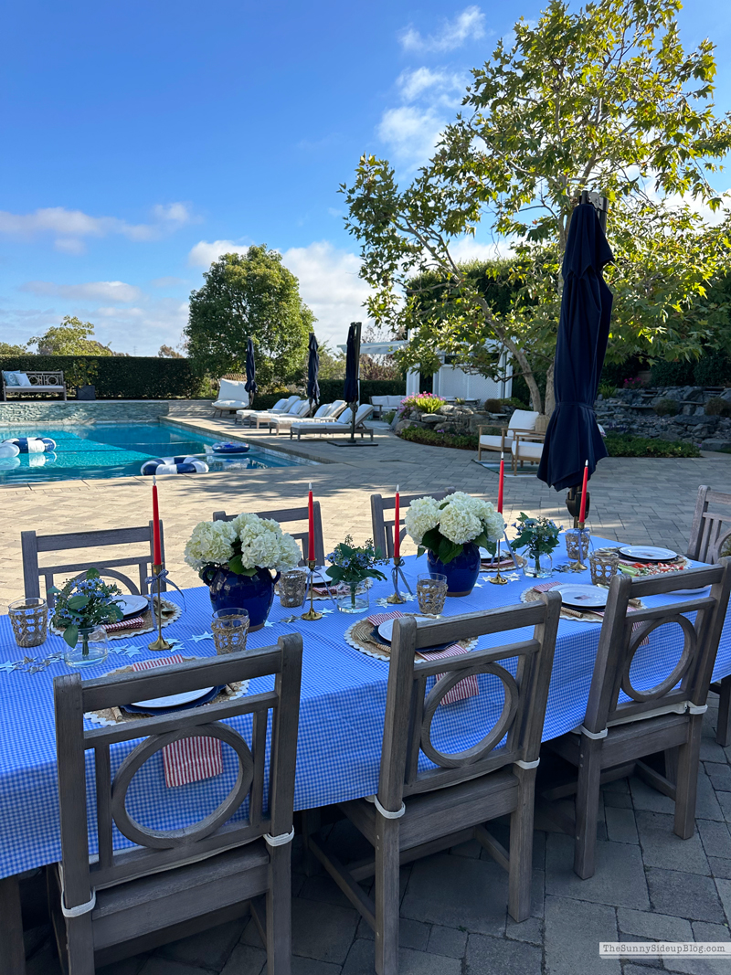 Summer Backyard 4th of July Dinner (Sunny Side Up Blog)