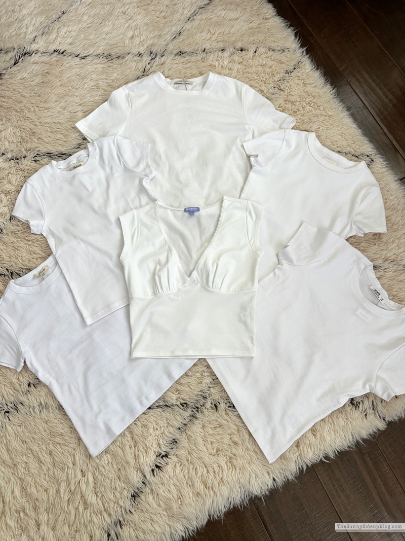Best White Tees for Summer (Sunny Side Up)