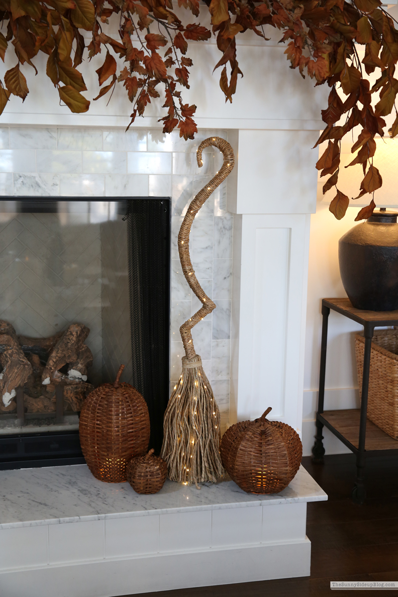 Cozy Fall Mantel (Sunny Side Up)