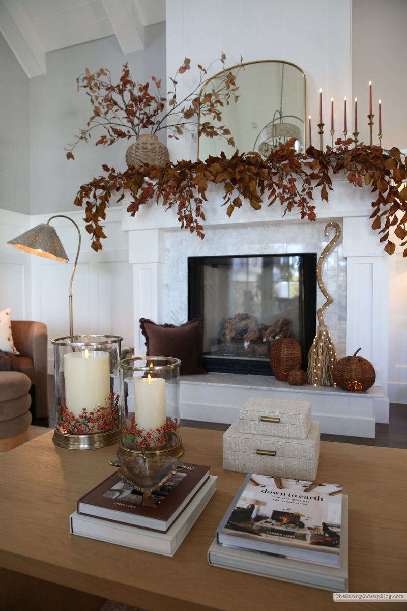 Cozy Fall Mantel (Sunny Side Up)