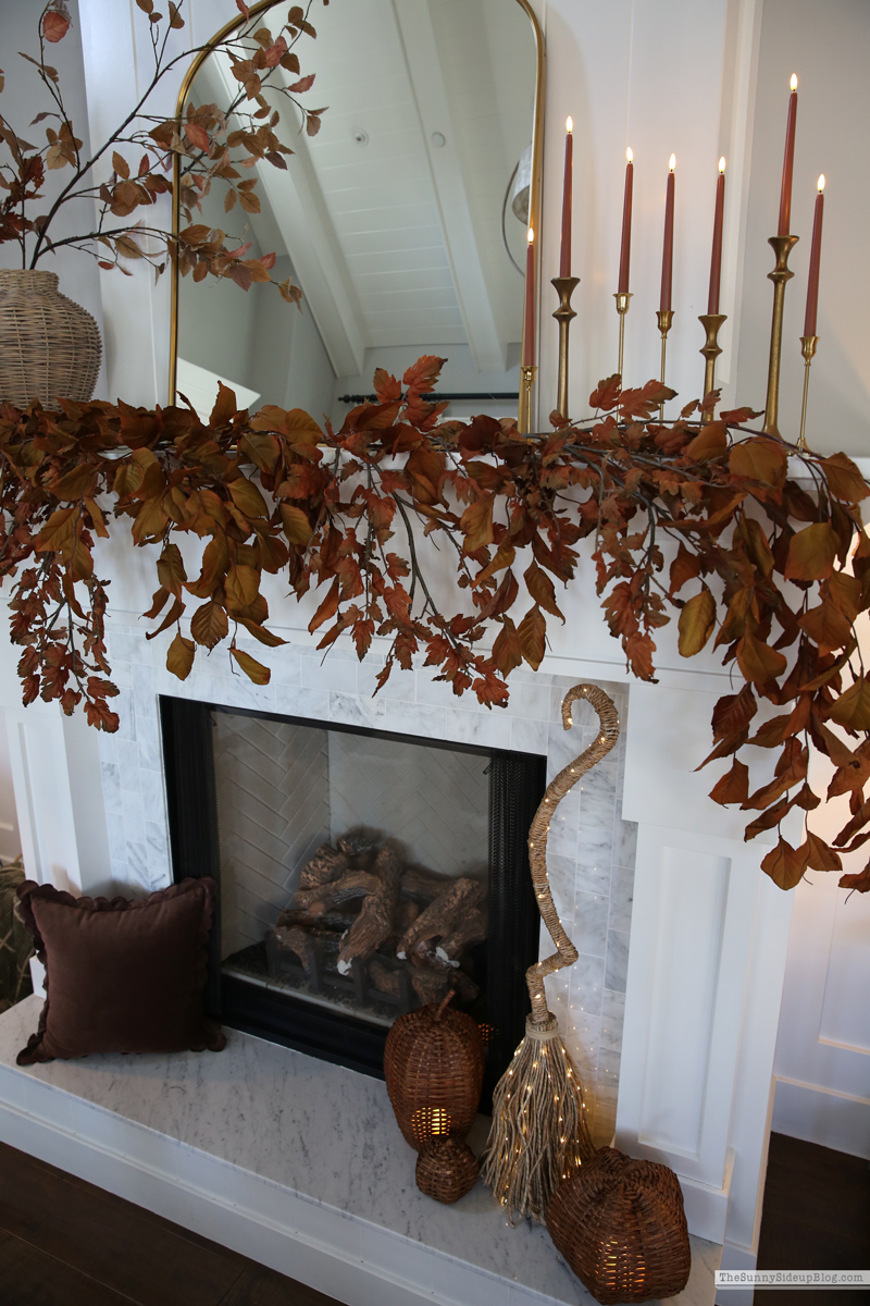 Cozy Fall Mantel (Sunny Side Up)