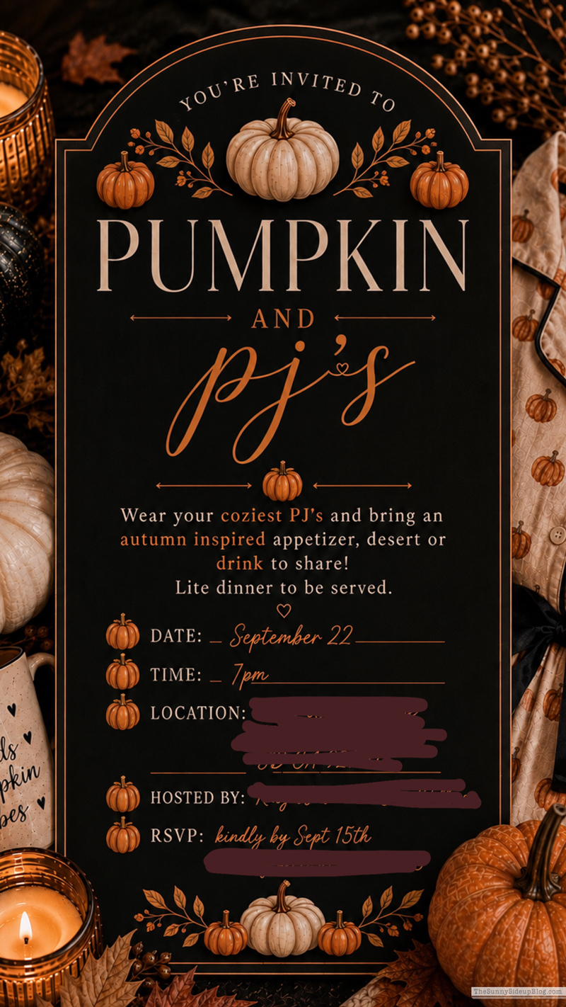 Pumpkin Pajama Party (Sunny Side Up)